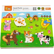 Https: www.cchobby.nl viga-hout-legpuzzel-met-geluid-boerderijdieren-afm-33x22-5x3-cm-1-stuk - afbeelding 2