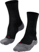 Falke tk5 anti-blaar dun wol functioneel materiaal wandelsokken dames zwart - maat 35-36