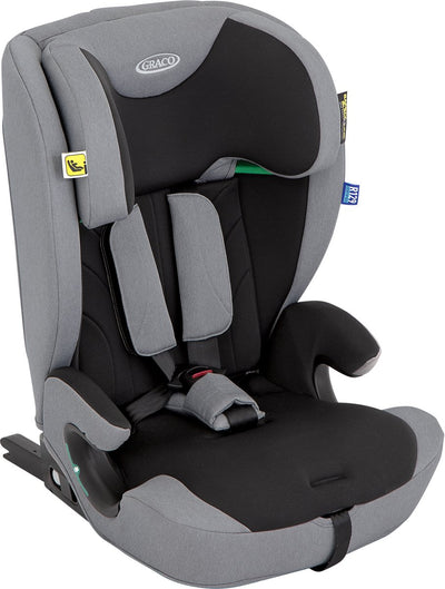 Graco energi - autostoel - inclusief isofix en top tether - meteor - 76 tot 150 cm (ca. 15 maanden tot 12 jaar) - i-size r129