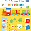 Deltas tellen van 1 tot 10 met stickers (5-6 j)