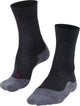 Falke tk5 anti-blaar dun wol functioneel materiaal wandelsokken dames grijs - maat 39-40