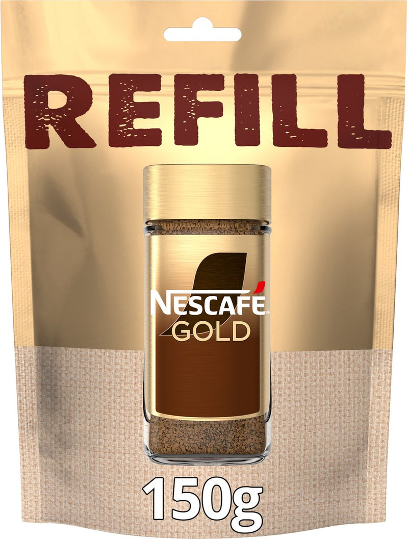 Nescafé gold refill-verpakking oploskoffie - 6 zakken x 150g - voordeelverpakking