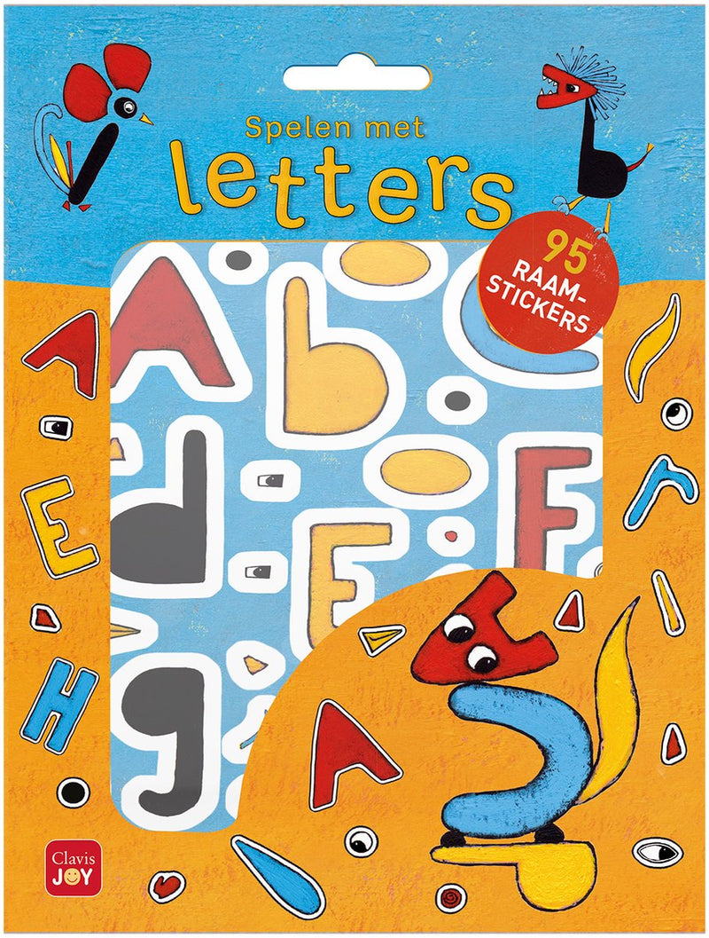 Clavis spelen met letters stickerset. 3+