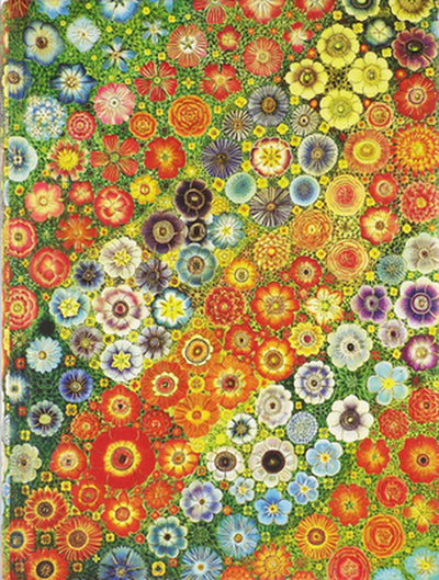 Peter pauper bookbound notitieboek - millefiori - 16x21 cm