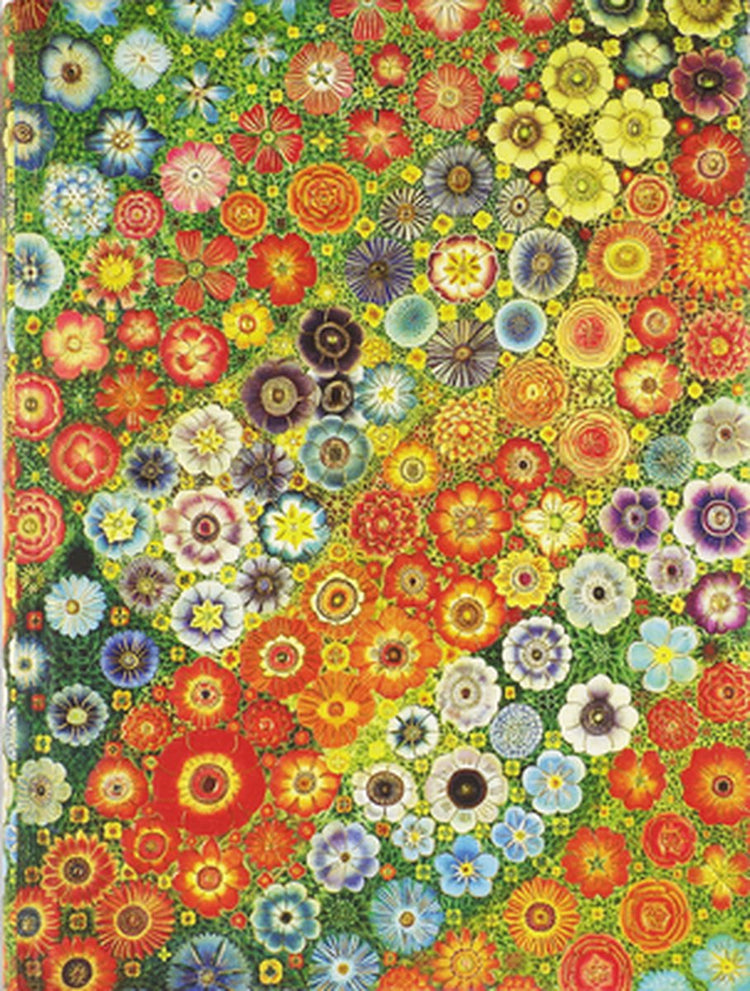 Peter pauper bookbound notitieboek - millefiori - 16x21 cm