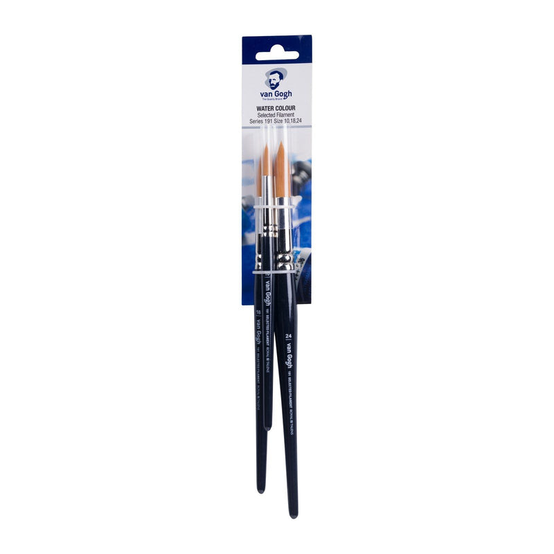 Van gogh • watercolor brush set series 191 nr.10-18-24
