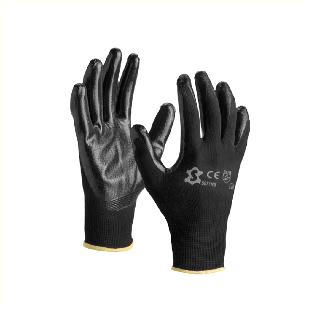 Cg0701a handschoen nitril polyester 9 xl