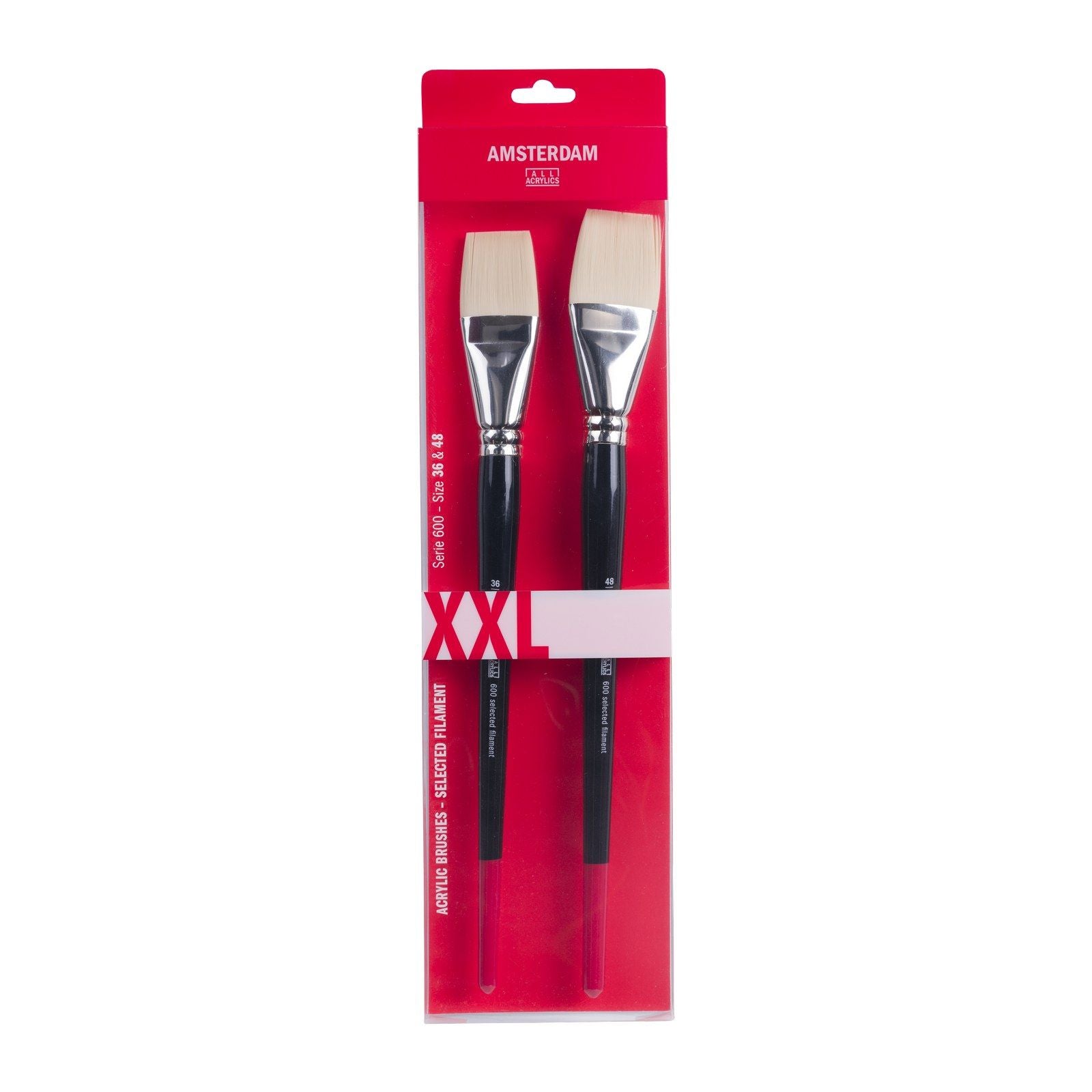 Amsterdam all acrylics amsterdam • brush set series 600 xxl 36-48mm synthetic flat
