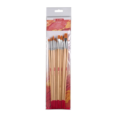 Talens art creation • oil acrylic brush set polyester 10pcs