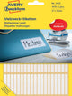 Avery huismerk 3322 handmatige etiket 37x5mm wit