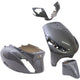 Edge plaatset 4-delig voor piaggio zip zip 2000 2t 4t vanaf bouwjaar 2000 - anthraciet