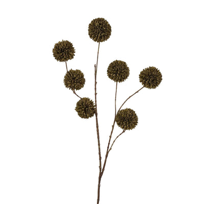 Roberts collection kunstbloem pompom 98cm dk green