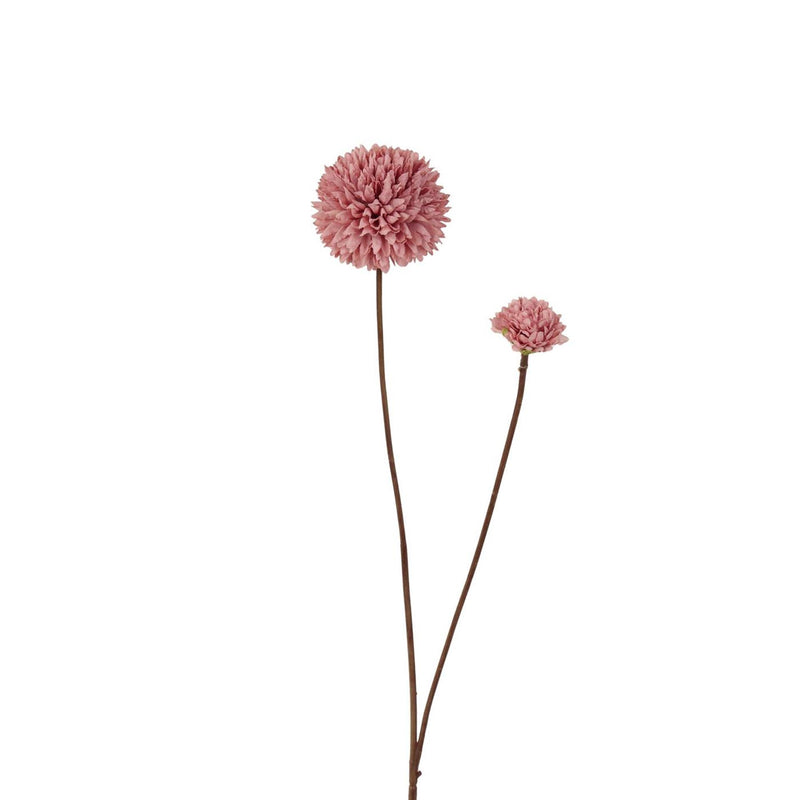 Roberts collection kunstbloem pompom 66cm old pink