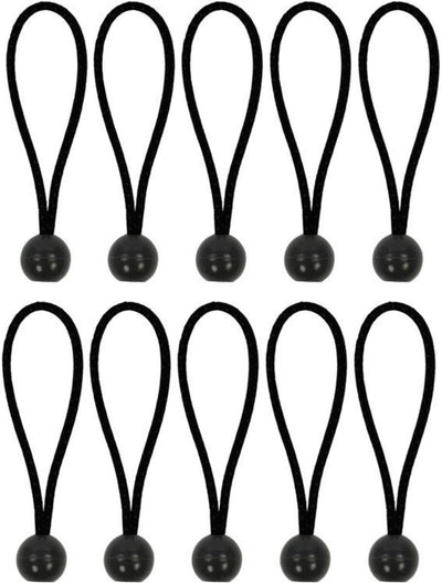 Proplus 365644 tentspannerset zeltspanner-set 10 stück - elastisch 15cm mit kunststoffball 10 stuk(s)