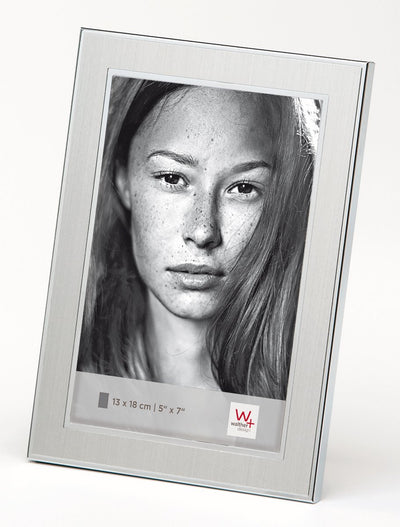 Walther pj520s jazz - metalen portretlijst - fotoformaat 15x20 cm - zilver