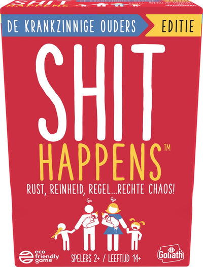 Goliath shit happens de krankzinnige ouders editie - kaartspel - nederlandstalig - 18+