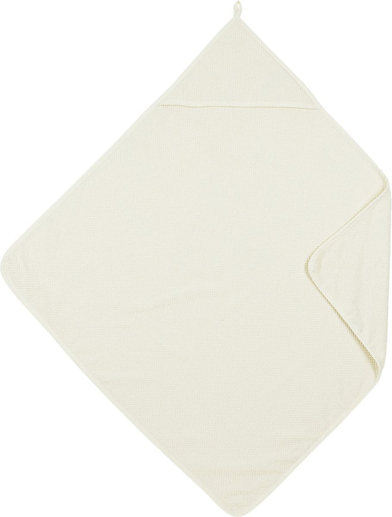 Meyco baby popcorn badcape - natural - 75x75cm