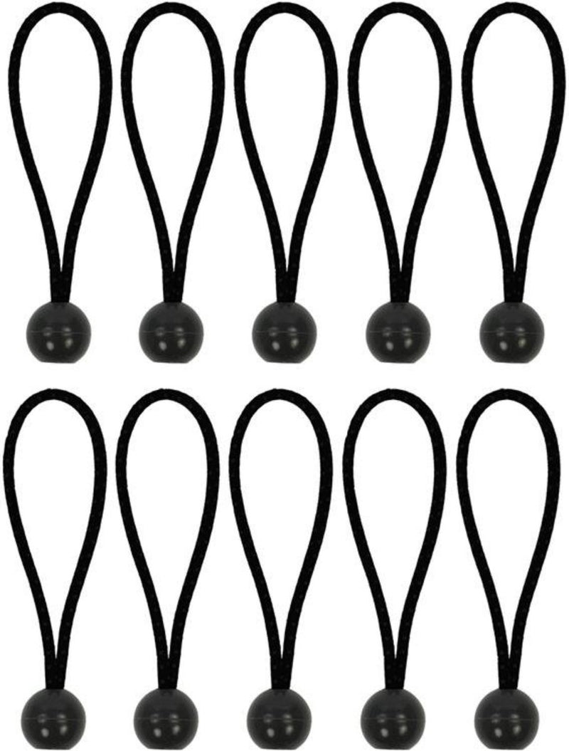 Proplus 365644 tentspannerset zeltspanner-set 10 stück - elastisch 15cm mit kunststoffball 10 stuk(s)