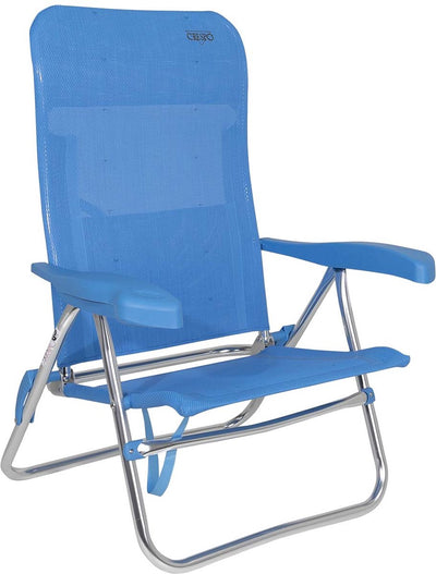 Crespo - strandstoel - al 205 - blauw