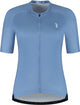 Bbb cycling donnafit r - duurzaam fietsshirt dames korte mouw - 15-25 °c - ademend mtb en wielrenshirt - 3 achterzakken - blauw
