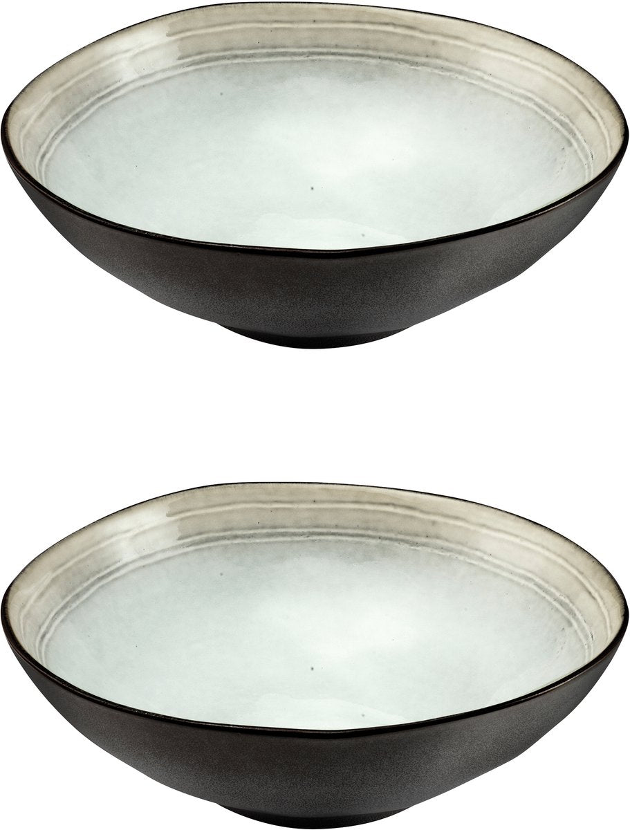 Medard de noblat - shadow nacre - saladeschaal 24 cm - 2 delig
