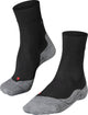 Falke ru4 wool anti-blaar wol functioneel materiaal hardloopsokken heren zwart - maat 42-43