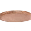Hbx natural living tray metaal 24x41xh3,5cm rose