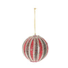 Hbx natural living kerstbal noblee ø10cm groen rood