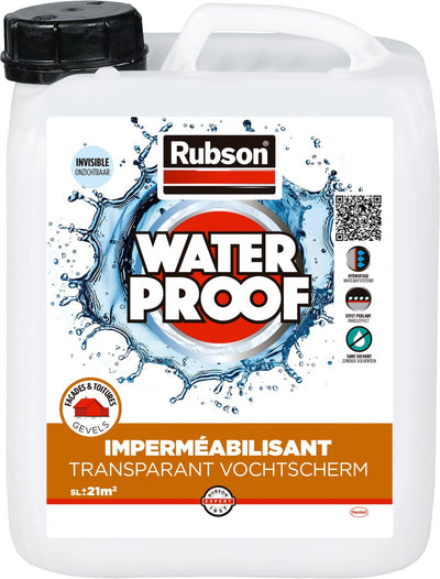 Rubson 1001477 - transparant vochtscherm 5,5l | 2 stuks
