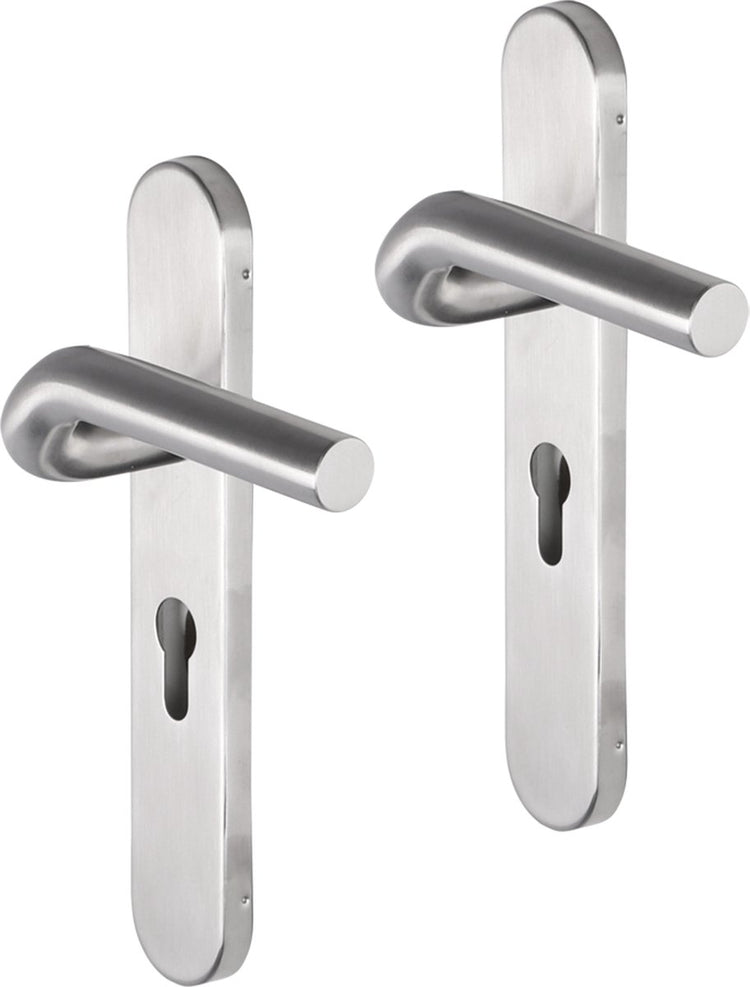 Impresso newport rvs geborsteld op ovaal schild pc55