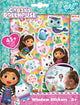 Totum gabby's poppenhuis 45 raamstickers verplaatsbare stickers niet permanent - educatief speelgoed junior vanaf 3 jaar - voor thuis en op reis vakantie - gabby's dollhouse
