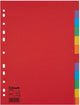 Esselte tabbladen economy a4 12dlg karton 11r ass | 10 stuks