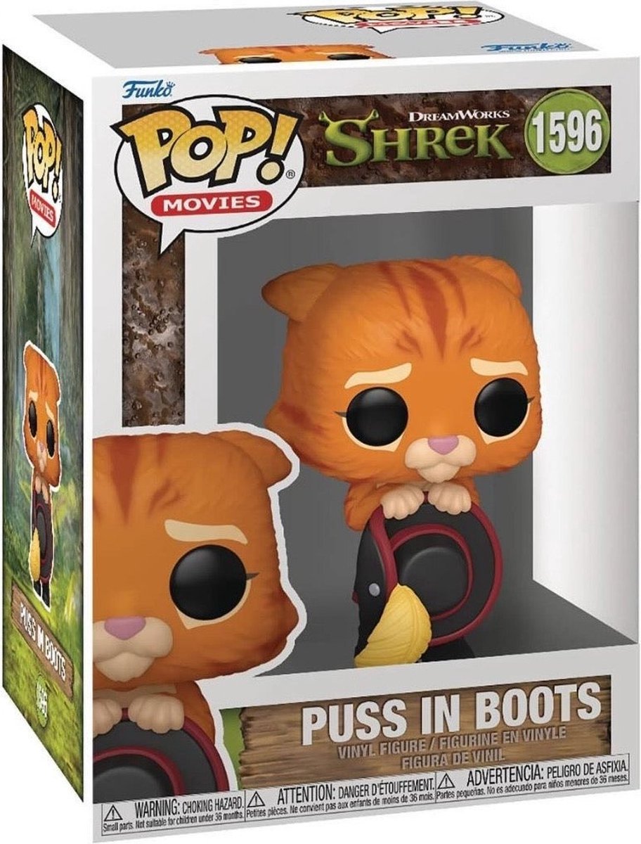 Funko pop movies: shrek 2 - puss in boots (cute eyes) pop #1596