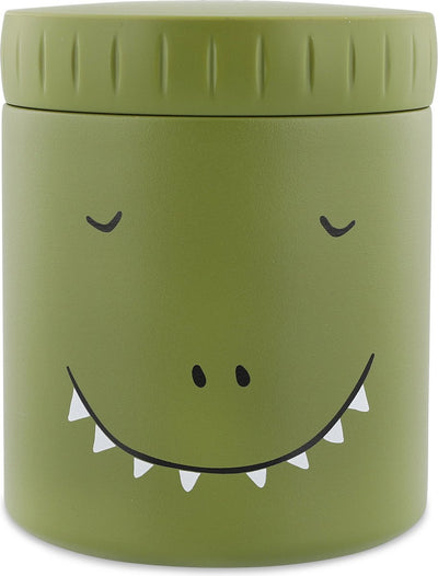 Trixie thermos container - mr. dino - thermopot voor kinderen - 350 ml - rvs thermobeker - ideaal voor babyhapjes - groen