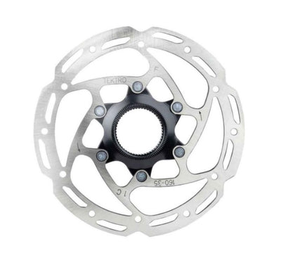 Tektro schijfrem rotor tr160-35 ø160mm, centerlock, zilver