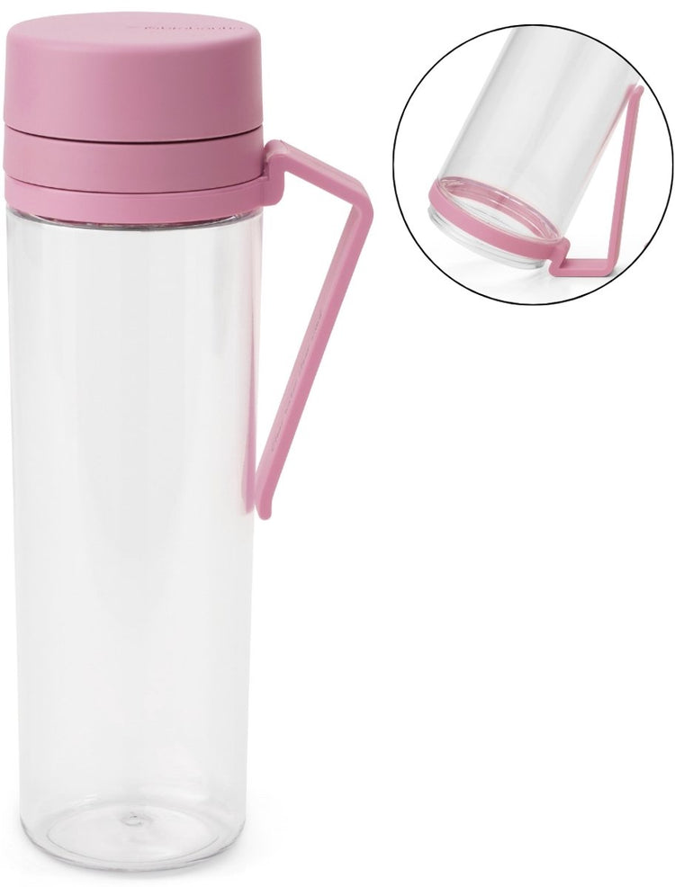 Brabantia make take drinkfles met fruitfilter - 500 ml - lilac pink