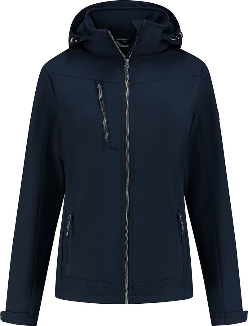 Kjelvik softshell jas roxi blauw 50