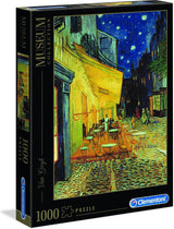 Clementoni legpuzzel van gogh cafe terrace at night, 1000st. - afbeelding 1