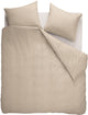 Beddinghouse frost dekbedovertrek - effen - tweepersoons - 200x200 220 - licht zand