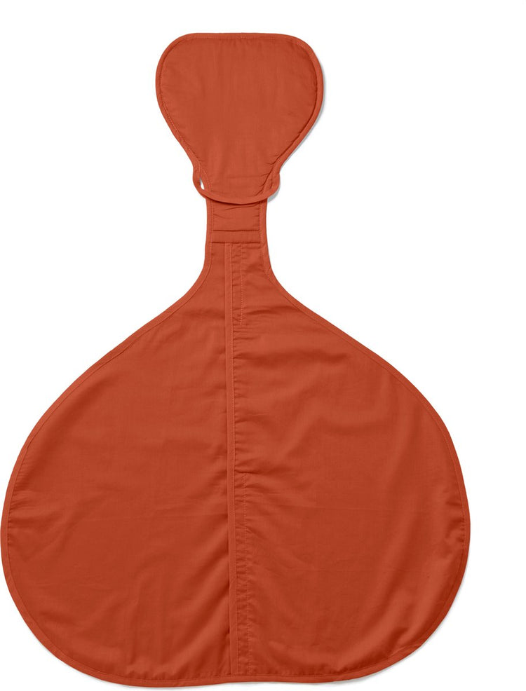 Kipkep feedi borstvoedingsdoek - rusty spice - roest oranje - voedingsdoek om rustig borstvoeding te geven - katoen