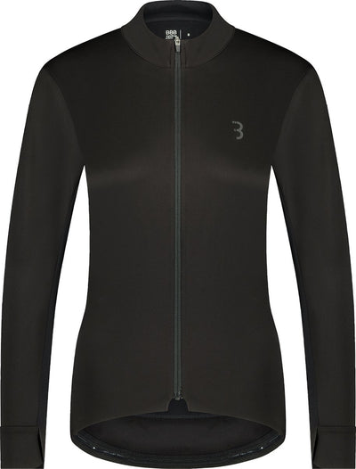 Bbb cycling donna triguard fietsjas dames - drie-seizoenen wielren fietsjack dames - waterafstotend windjack – zwart – maat m - bbw-453