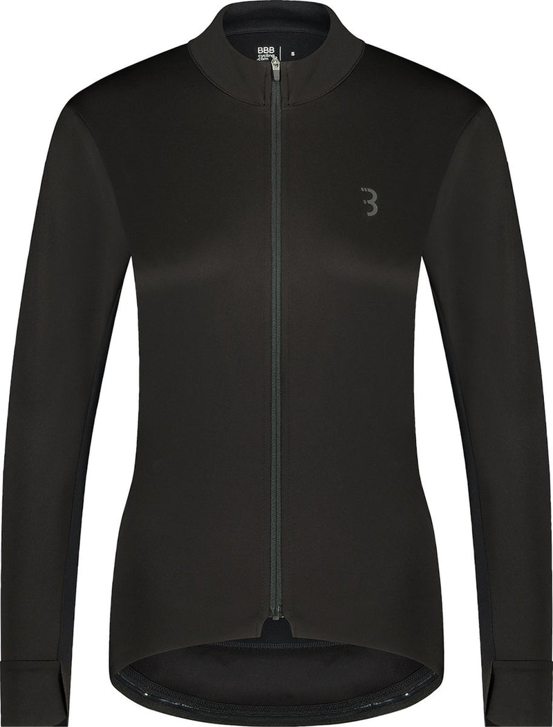 Bbb cycling donna triguard fietsjas dames - drie-seizoenen wielren fietsjack dames - waterafstotend windjack – zwart – maat m - bbw-453