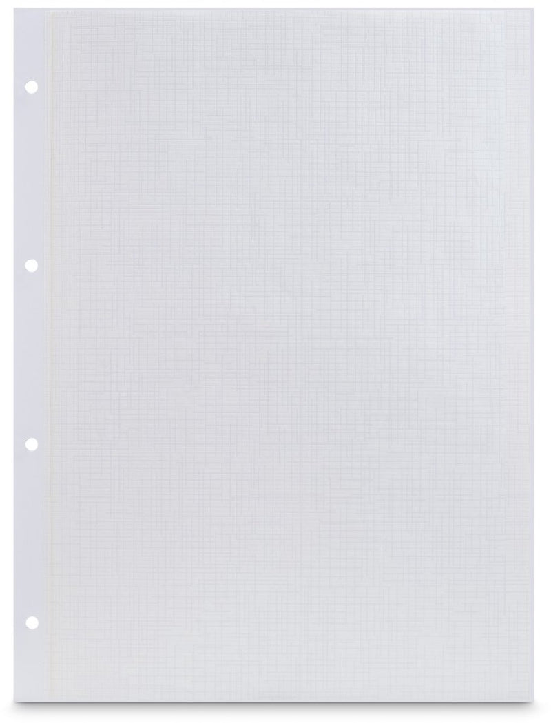 Hama fotokarton met glassine, 23,3 x 31 cm, geperforeerd, 25 vel, wit