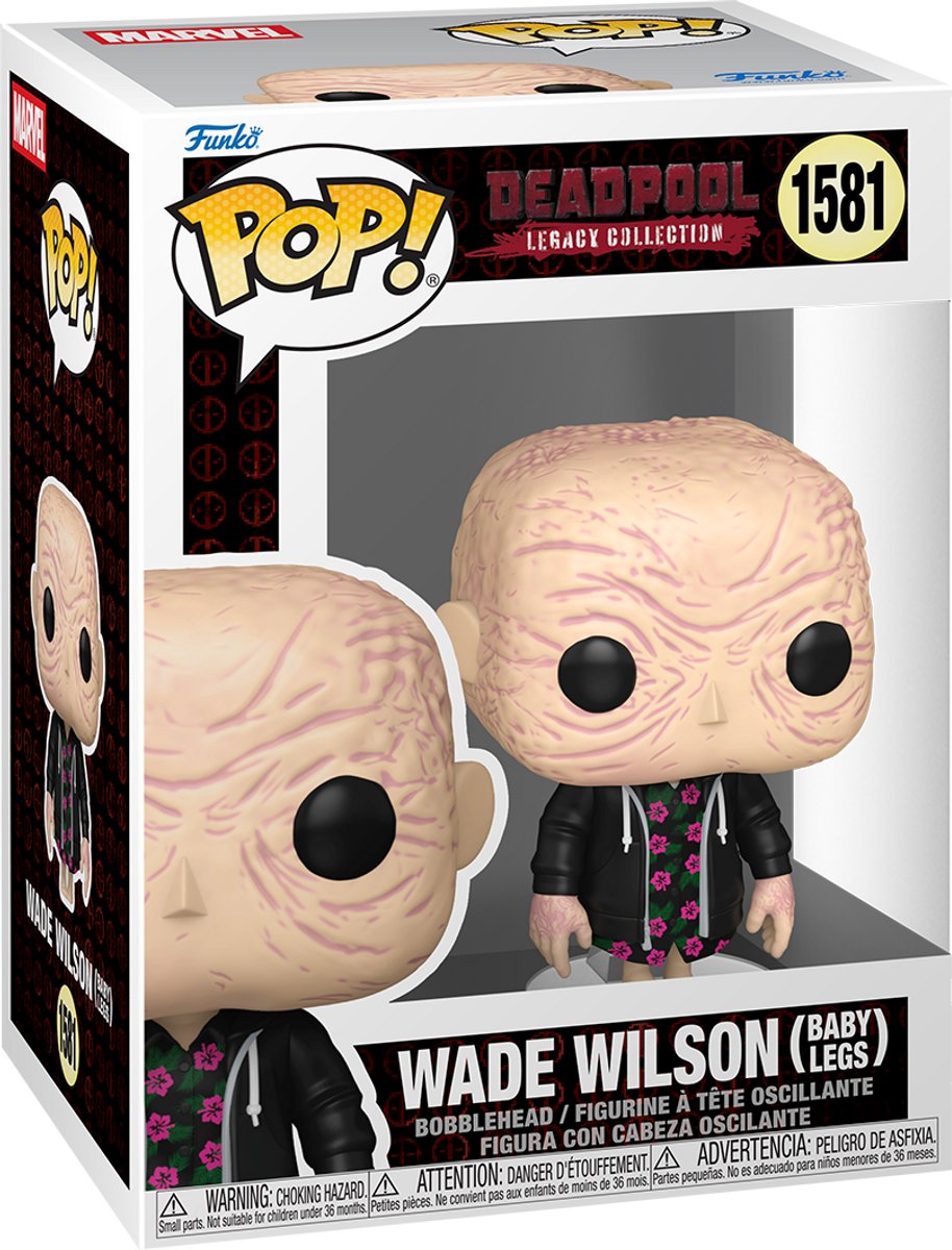 Funko pop marvel: deadpool 2- deadpool w baby legs