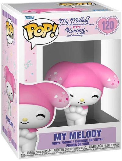 Funko hello kitty my melody vinylfiguur 120 unisex pop! - neutraal - standard
