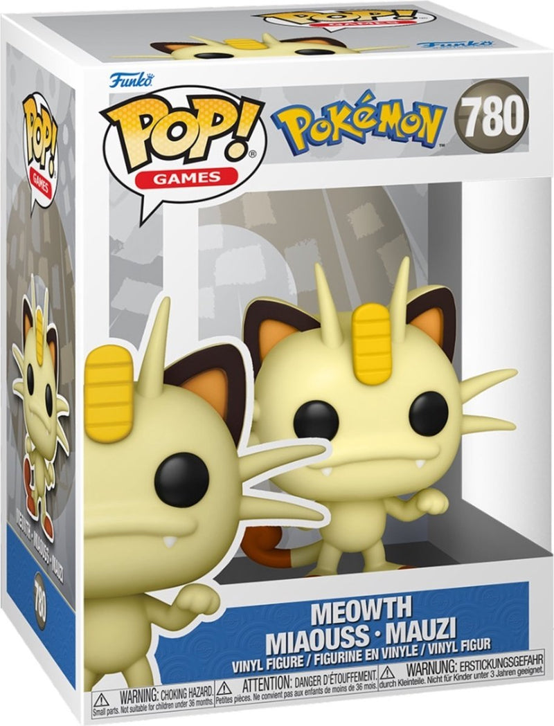 Funko pop games: pokémon meowth - pop #780