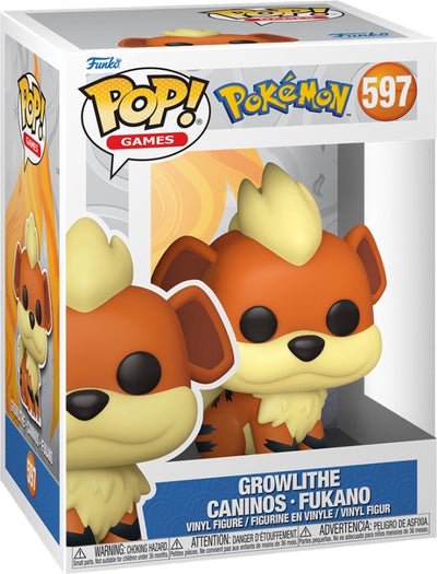 Funko pop games: pokémon - growlithe pop #597
