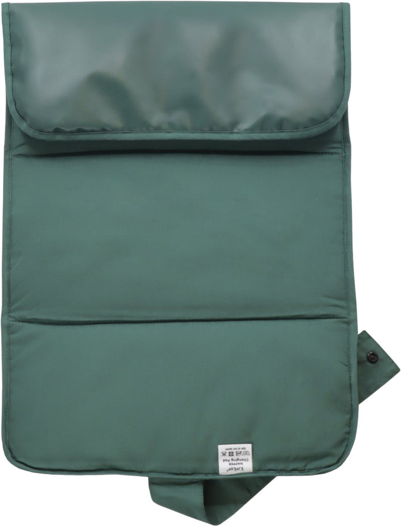 Kipkep napper - verschoonmatje - calming green - wasbaar - waterdicht - duurzaam - dik (excl. luieretui)