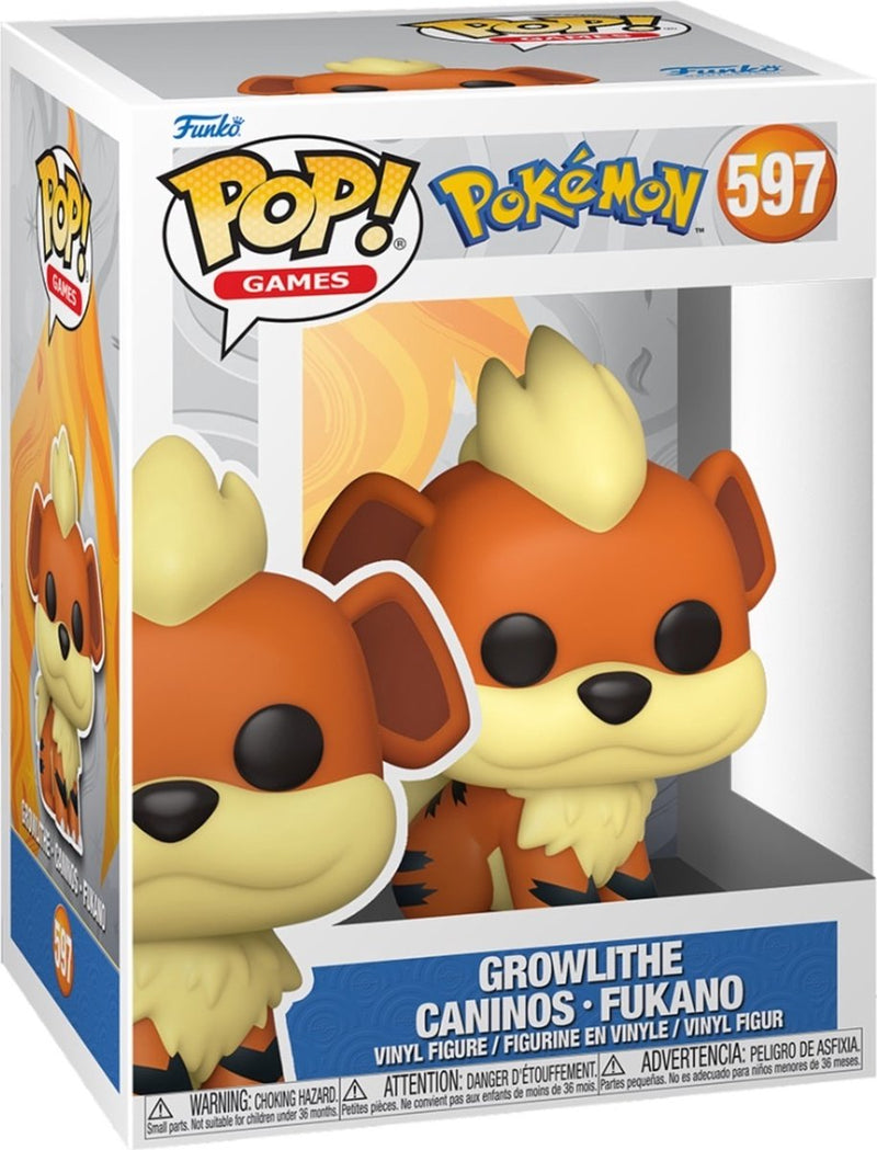 Funko pop games: pokémon - growlithe pop #597