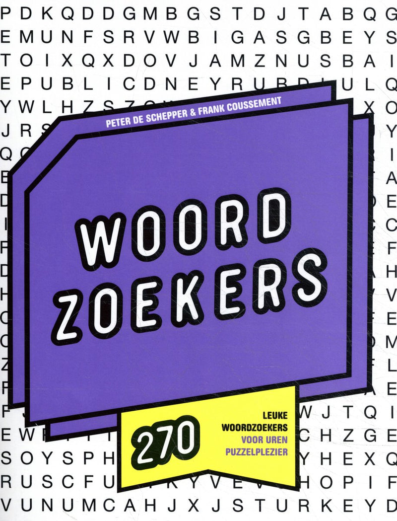 Merkloos sans marque 270 woordzoekers - puzzelboek